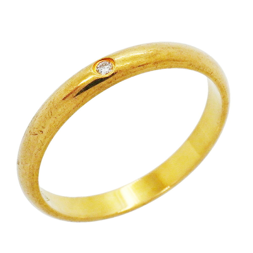 Cartier Classic Ring, 1PD (18K Yellow Gold) with Diamond, Size 53, Ladies' Ring
